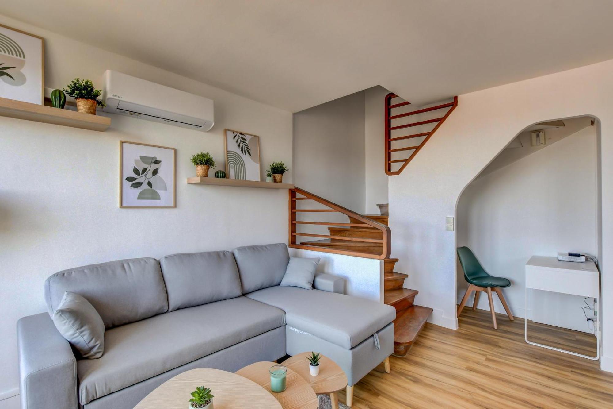 Sunset Duplex - Grand-Rond, Jardin Des Plantes, Centre-Ville, 2 Bdrs 60M2, Ac, Free Public Car Park 200M Away, Netflix - T3 60M2 Avec Clim, Parking Public Gratuit A 200M 圖盧茲 外观 照片