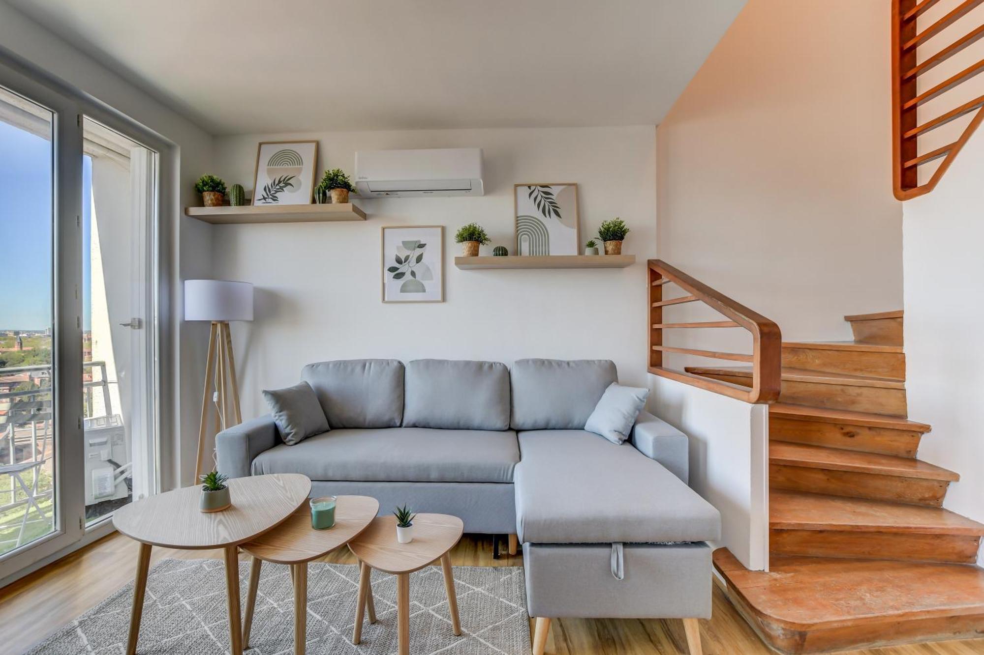 Sunset Duplex - Grand-Rond, Jardin Des Plantes, Centre-Ville, 2 Bdrs 60M2, Ac, Free Public Car Park 200M Away, Netflix - T3 60M2 Avec Clim, Parking Public Gratuit A 200M 圖盧茲 外观 照片